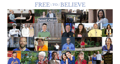 Desktop Screenshot of freetobelieve.com